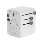 Gembird TPA-2A3C70-01-W Αντάπτορας Πρίζας από Universal σε Universal