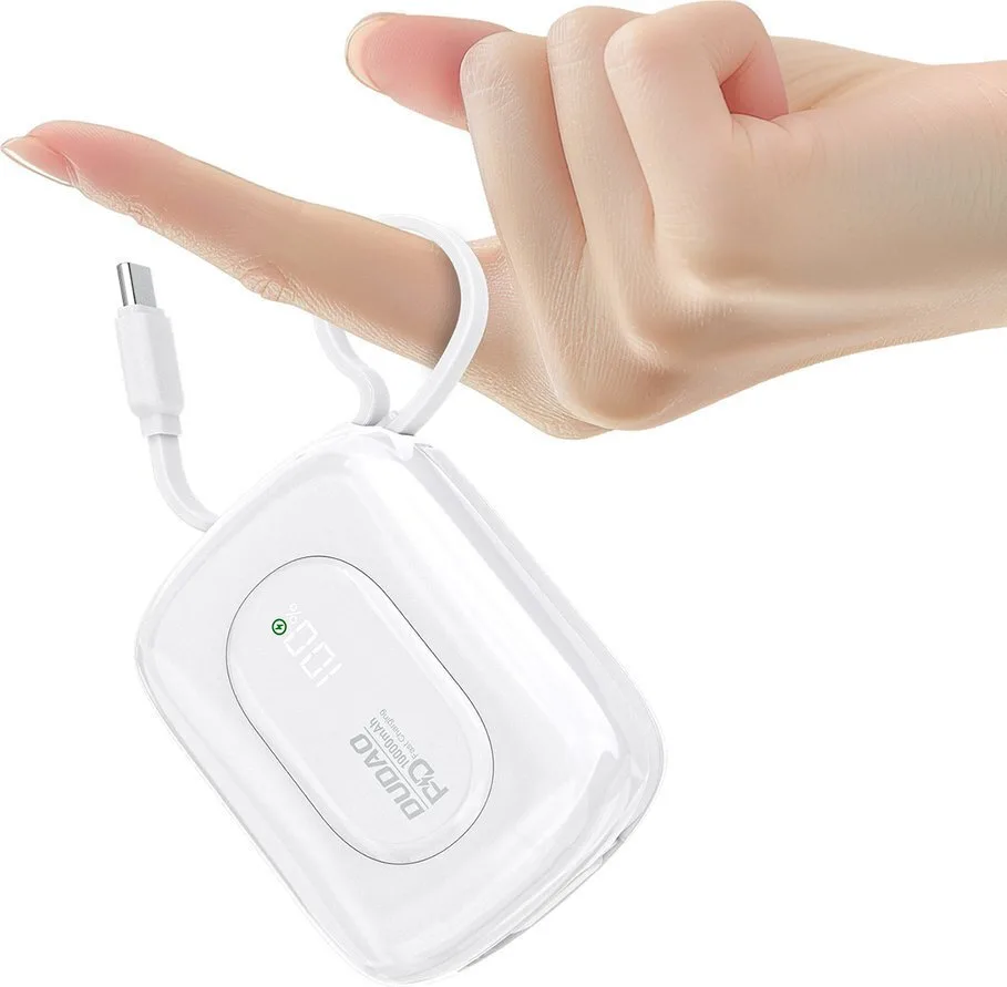 20251029155056_05c3ed30 Dudao K32 Power Bank 10000mAh Λευκό - Image 1