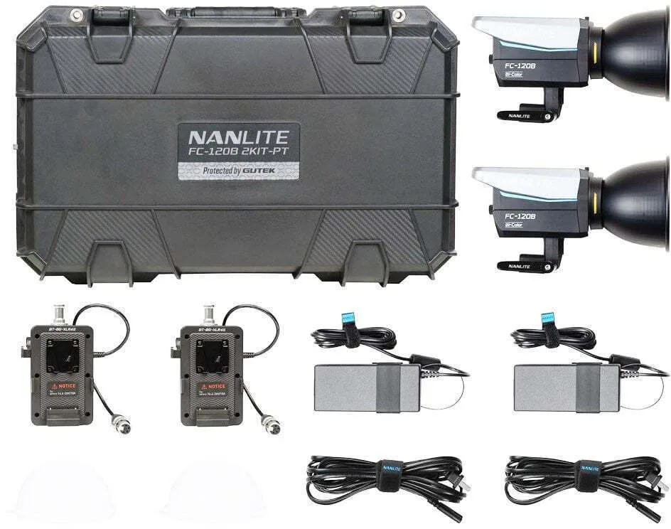 Nanlite Fc-120b 2kit-pt Bi-color Lighting Set - Image 1
