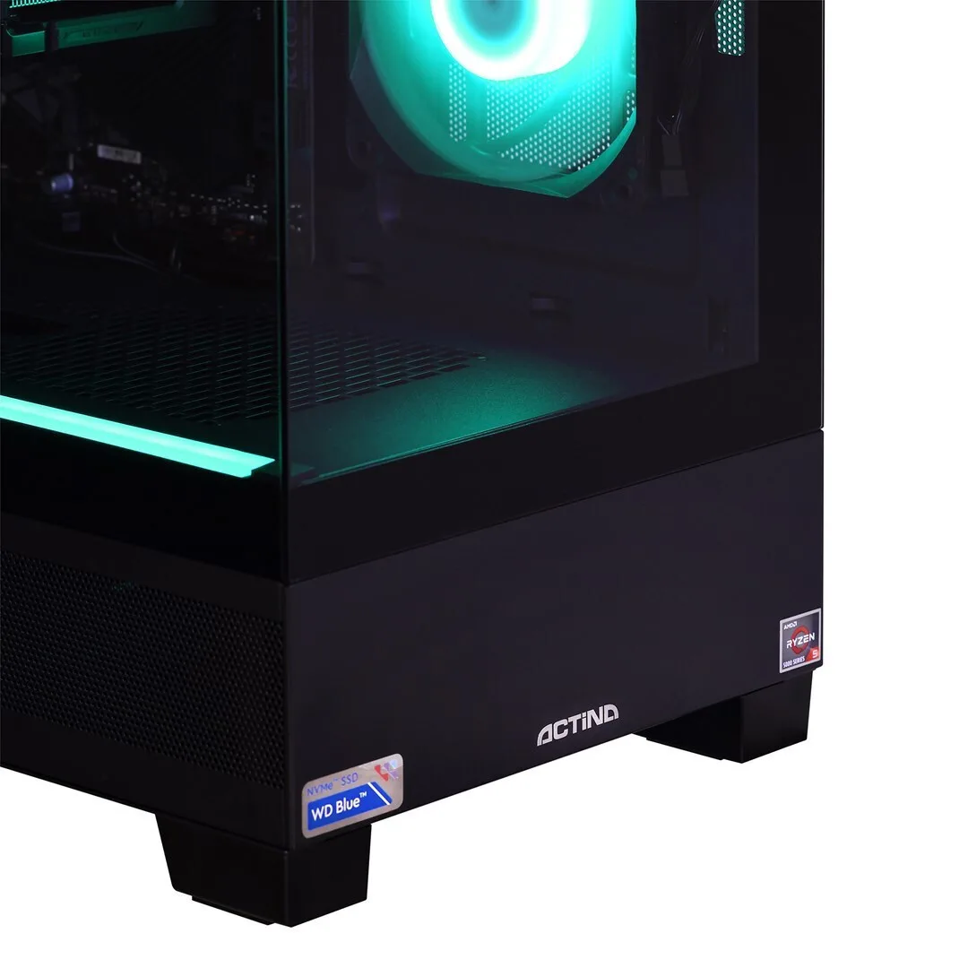 20251031111200_1f500a51 Actina Gaming Desktop PC (Ryzen 5-5600X/32GB DDR4/1.0TB SSD/GeForce RTX 5060/No OS) - Image 1