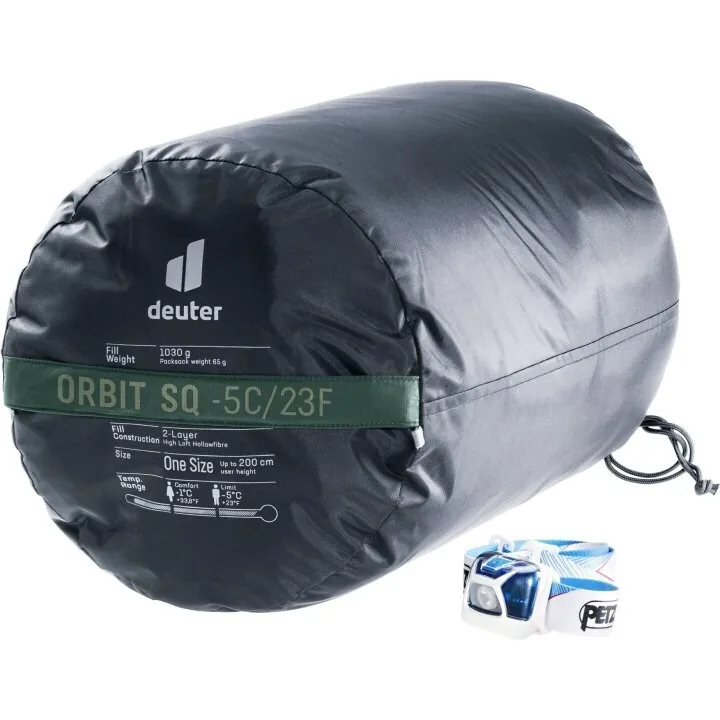 20251031140928_80fc8410 Deuter Sleeping Bag Μονό 2 Εποχών Orbit Ivy/ink 3702025-2349 - Image 1