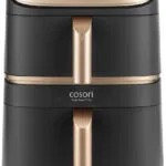 Cosori Turbo Tower Pro Air Fryer με Wi-Fi & Διπλό Αποσπώμενο Κάδο 10.8lt Μαύρο