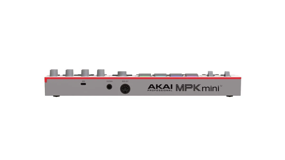 20251103133715_fa6c9006 Akai Midi Keyboard Mpk Mini με 25 Πλήκτρα Λευκό - Image 1