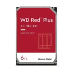 Western Digital Red Plus 6TB HDD Σκληρός Δίσκος 3.5" SATA III 5400rpm με 256MB Cache για NAS WD60EFPX