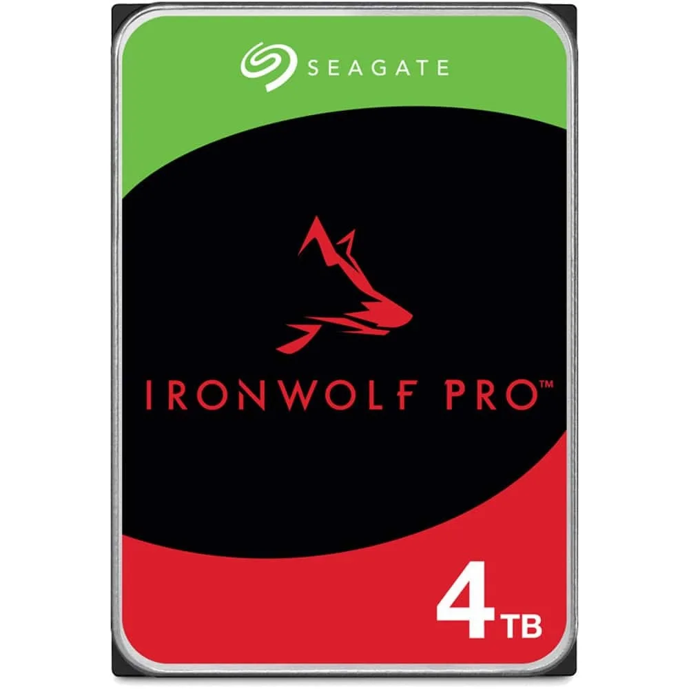 Seagate Ironwolf Pro 4TB HDD Σκληρός Δίσκος 3.5" SATA III 7200rpm με 256MB Cache για NAS ST4000NT001 - Image 1