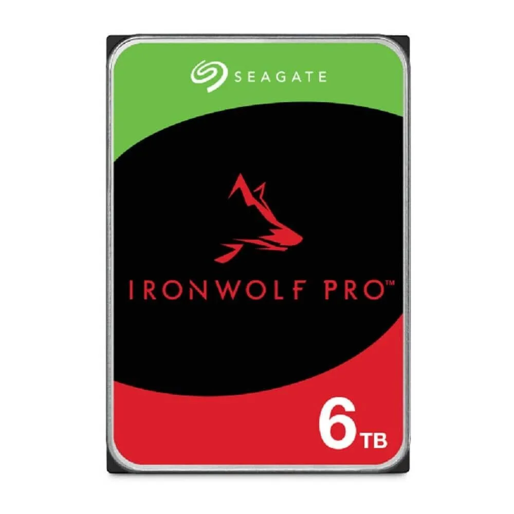 Seagate IronWolf Pro 6TB HDD Σκληρός Δίσκος 3.5" SATA III 7200rpm με 256MB Cache για NAS ST6000NT001 - Image 1