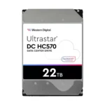 Western Digital Ultrastar DC HC570 22TB HDD Σκληρός Δίσκος 3.5" SATA III 7200rpm με 512MB Cache για Server 0F48155