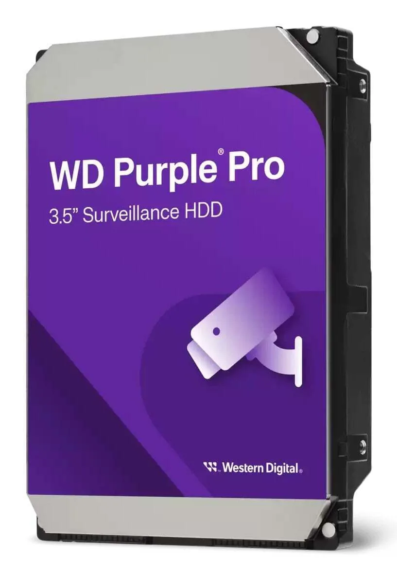 Western Digital Purple Pro Surveillance 12TB HDD Σκληρός Δίσκος 3.5" SATA III 7200rpm με 512MB Cache για Καταγραφικό WD122PURP - Image 1