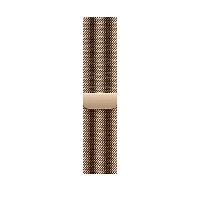 Apple Milanese Loop 46mm - S/M Λουράκι Ανοξείδωτο Ατσάλι Gold (Apple Watch 46mm) MGJ44ZM/A - Image 1