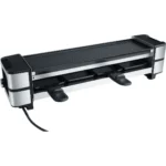 Steba RC 140 Επιτραπέζια Ηλεκτρική Ψησταριά Αυλακωτής Πλάκας 600W με Ρυθμιζόμενο Θερμοστάτη 63.40.00