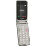 Gigaset GL595 Single SIM Κινητό με Μεγάλα Κουμπιά Ασημί