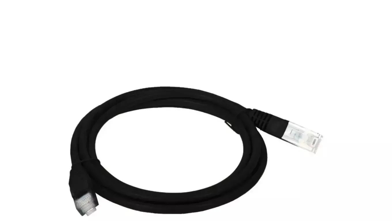 A-LAN U/UTP Cat.5e Καλώδιο Δικτύου Ethernet 5m Μαύρο 1τμχ KKU5CZA5 - Image 1
