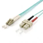 Equip Καλώδιο Οπτικής Ίνας LC-SC 0.5m Τιρκουάζ 1τμχ 255319