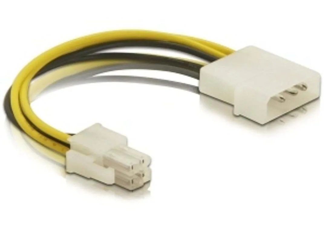 DeLock 4-Pin Molex - 4-Pin Molex Cable 0.15m Πολύχρωμο 82391 - Image 1