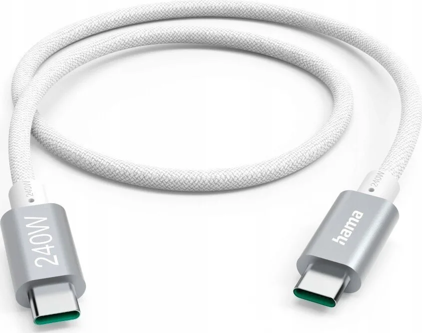 Cable Usb Hama Usb-c Usb-c 1.5 M White 002017210000 - Image 1