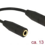 DeLock Μετατροπέας 3.5mm female σε 3.5mm female 1τμχ 65896