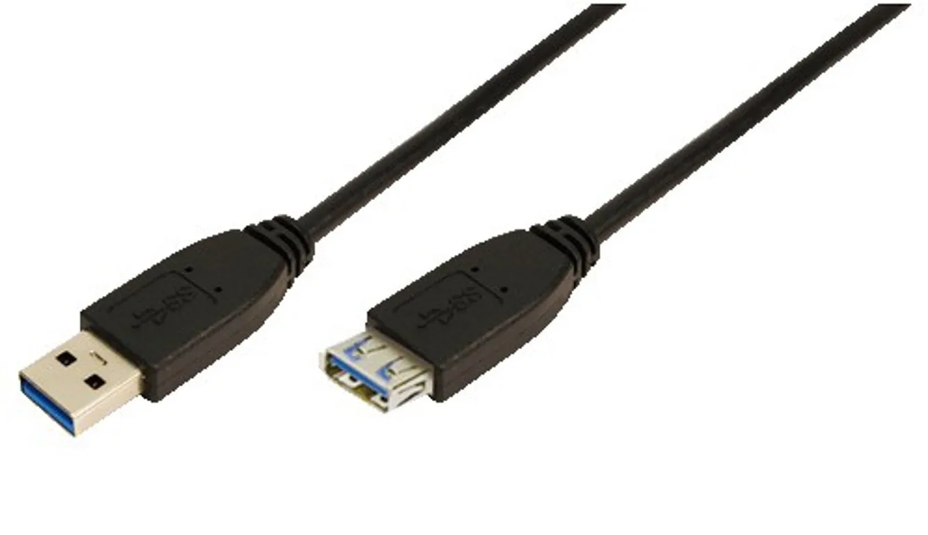 LogiLink USB 3.0 Cable USB-A male - USB-A female 2m (CU0042) - Image 1