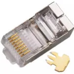 A-LAN Βύσμα RJ-45 male Ασημί WT003
