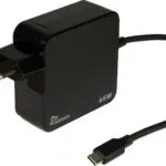 Inter-Tech Φορτιστής με Ενσωματωμένο Καλώδιο USB-C 65W Μαύρος (PD-2065)