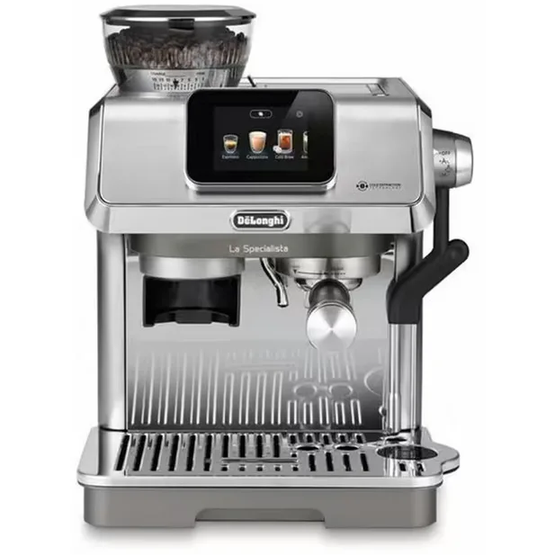 20251107111723_fe6b68e5 De'Longhi Αυτόματη Μηχανή Espresso Πίεσης 15bar με Μύλο Άλεσης Ασημί EC9455.M - Image 1