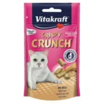 Vitakraft Crispy Crunch Anti Hairball Λιχουδιές Σνακ Γάτας Βύνη 60gr