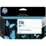 HP 730 Γνήσιο Μελάνι Εκτυπωτή InkJet Κυανό (P2V62A)