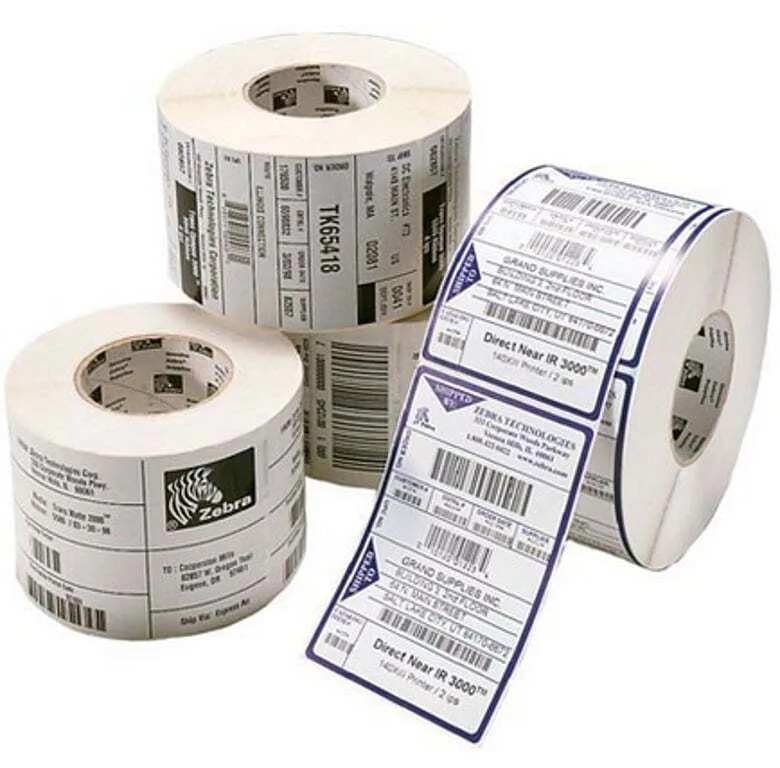 Zebra Label Paper 57x51mm Tt Transfer Z-perform 1000t Custom Label Non Returnable Moq 25 - Image 1