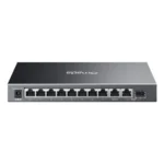 TP-LINK Omada ES210GP Combo v1 Managed L2 PoE+ Switch με 9 Θύρες Gigabit (1Gbps) Ethernet και 1 SFP Θύρα