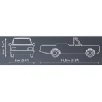 Cobi Opel Rekord C 1700 L Cabriolet Construction Toy