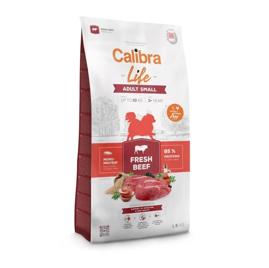 20251111150726_calibra_6kg_xira_trofi_gia_enilikous_skylous_mikrosomon_fylon_me_vodino Calibra 6kg Ξηρά Τροφή για Ενήλικους Σκύλους Μικρόσωμων Φυλών με Βοδινό - Image 1