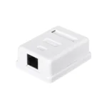 Equip Μονή Εξωτερική Πρίζα Δικτύου RJ45 σε Λευκό Χρώμα 235211