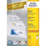 Avery Αυτοκόλλητες Ετικέτες Α4 Ορθογώνιες 3481 70x41mm