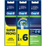 Oral-B Pro CrossAction Ανταλλακτικές Κεφαλές για Ηλεκτρική Οδοντόβουρτσα 860373 6τμχ