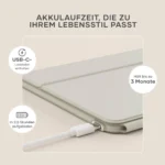 Satechi Ασύρματο Bluetooth Πληκτρολόγιο για Tablet Αγγλικό US Μπεζ