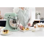 Kitchenaid Artisan 5KSM125EPT Κουζινομηχανή 300W με Ανοξείδωτο Κάδο 4.8lt