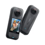 Insta360 X4 Air Action Camera 8K Λήψης 360° Υποβρύχια Starter Bundle με Οθόνη Αφής 2.5" και Wi-Fi Μαύρη