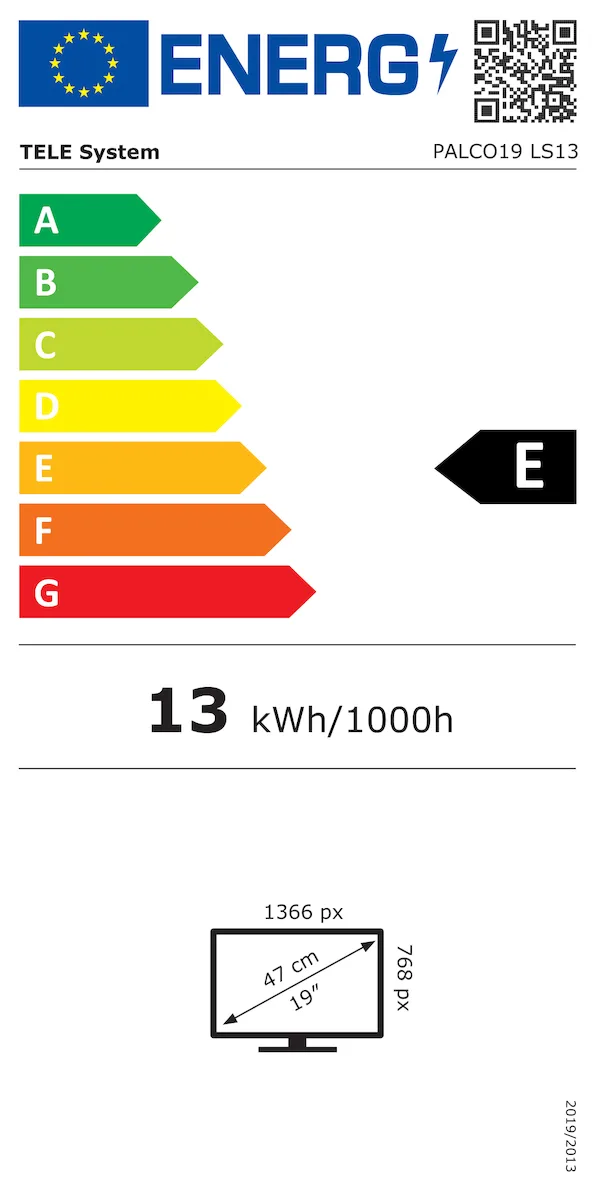 20251118164406_73185ae1 Telesystem Τηλεόραση 19" HD Ready LED PALCO19 LS13 (2023) - Image 1
