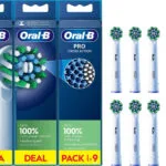 Oral-B Cross Action CleanMaximiser Ανταλλακτικές Κεφαλές για Ηλεκτρική Οδοντόβουρτσα 168076 9τμχ