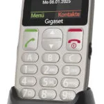 Gigaset GL395 Dual SIM Κινητό με Μεγάλα Κουμπιά Ασημί