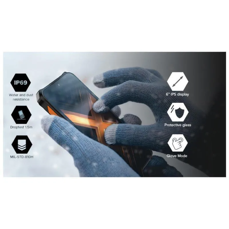 20251119120722_6cb6715a Hammer Energy X2 5G Dual SIM (8/256GB) Ανθεκτικό Smartphone Μαύρο-Πορτοκαλί - Image 1