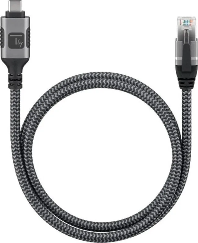 20251119132925_7cceb3d9 Techly F/UTP Cat.6 Καλώδιο Δικτύου Ethernet 1m Μαύρο 1τμχ (ICOC U3C-RJ45-010) - Image 1