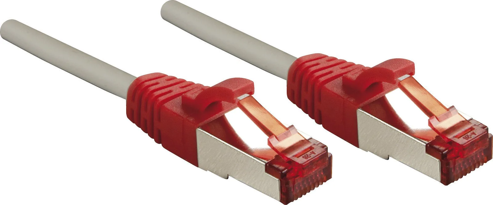 20251119133034_e514edca Lindy S/FTP Cat.6 Καλώδιο Δικτύου Ethernet 0.5m Γκρι 1τμχ - Image 1