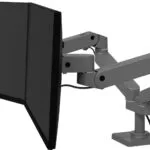 Ergotron LX Pro Dual Βάση Γραφείου για 2 Οθόνες έως 27" με Βραχίονα Γκρι