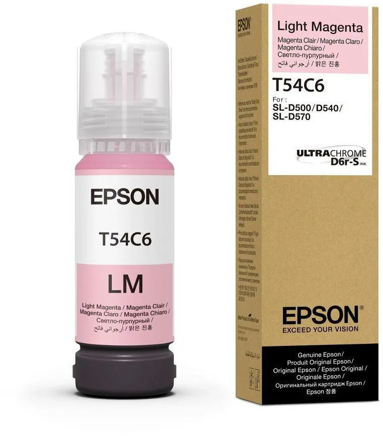 Epson T54C Γνήσιο Μελάνι Εκτυπωτή InkJet Ανοιχτό Ματζέντα (C13T54C620) - Image 1