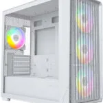 Montech X5M Gaming Mini Tower Κουτί Υπολογιστή με Πλαϊνό Παράθυρο και ARGB Φωτισμό Λευκό