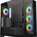 FSP/Fortron M540 Gaming Midi Tower Κουτί Υπολογιστή με Πλαϊνό Παράθυρο και RGB Φωτισμό Μαύρο