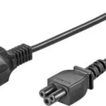 Digitus Schuko - IEC C5 Cable 1.8m Μαύρο AK-440103-018-S