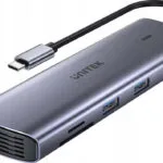 Unitek D1113A USB-C Docking Station με HDMI 4K PD Ethernet Γκρι