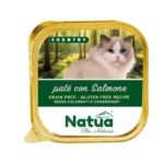 Natua Υγρή Τροφή για Γάτες με Σολομό και Κρέας 100gr