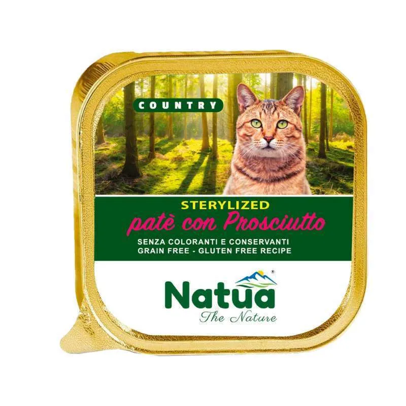 Natua Υγρή Τροφή για Γάτες με Ζαμπόν, Προσούτο και Κρέας 100gr - Image 1